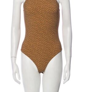 SKIMS Brown Fitted Bodysuit